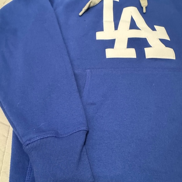 Antigua Royal Blue MLB Los Angeles Dodgers men’s hoodie small - Picture 5 of 9